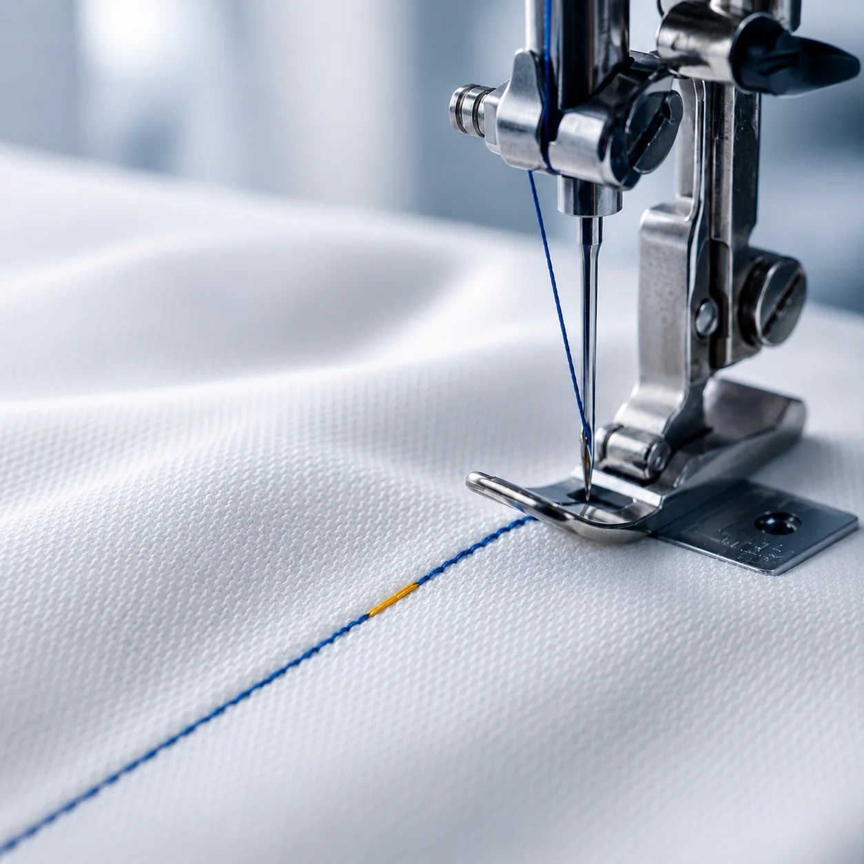 Rouleaux de tissus de différents coloris pour la confection textile