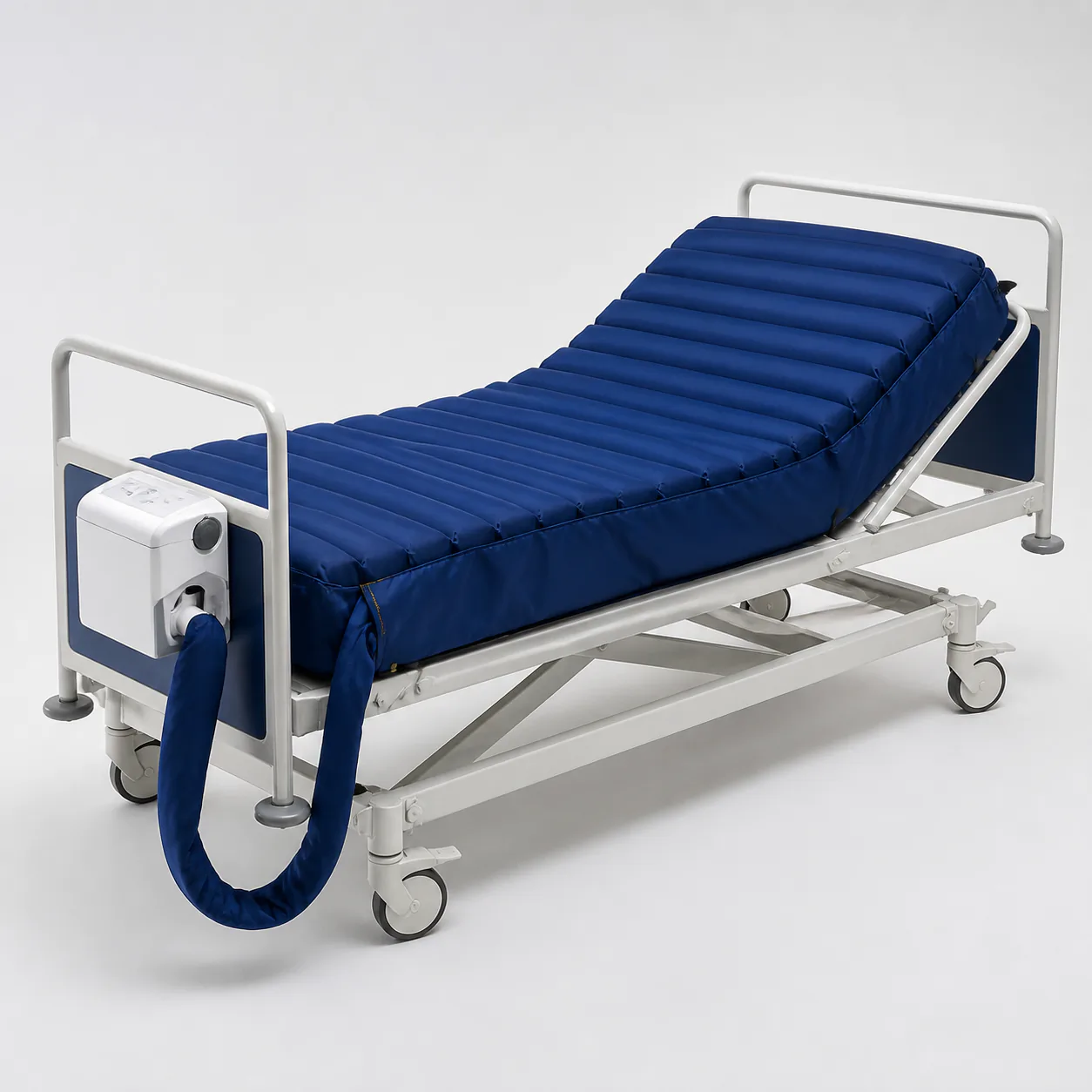 Détail des cellules à pression alternée du matelas anti-escarres CHALLENGIA